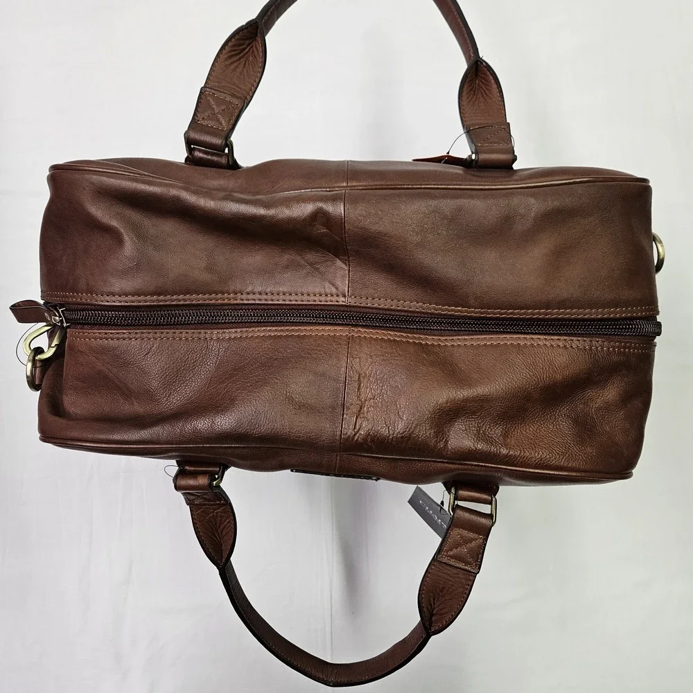Ralph Lauren Chaps Saddle Leather Duffel ralph lauren